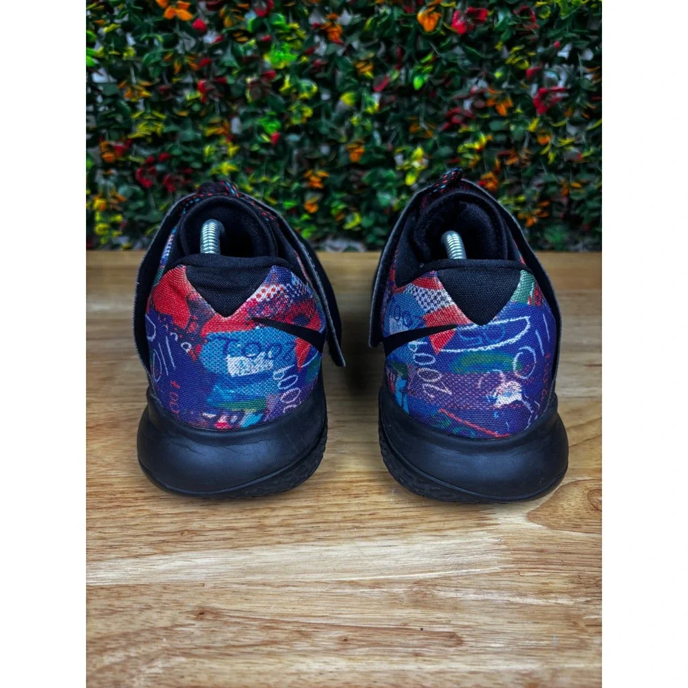 Nike Zoom Live EP Black Multi Color Basketball Shoes 852421-999 Mens‎ 11